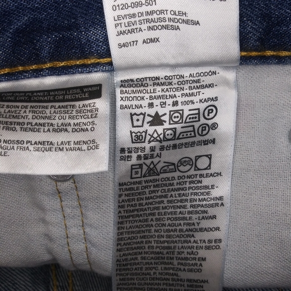 Levi's 550 Red Label 46 x 30 100% Cotton Relaxed Fit Jeans - Picture 14 of 16